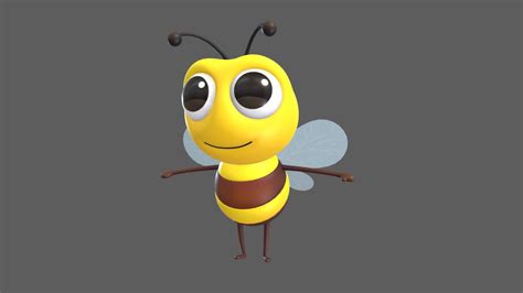 bee buy royalty free 3d model by bariacg [f6c5d57] sketchfab store
