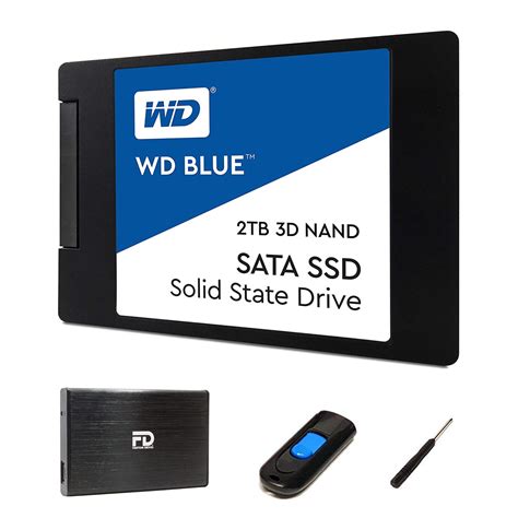 wd tb ssd upgrade kit  fantom drives includes tb western digital blue ssd  hard drive