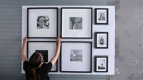 ikea idees comment accrocher des cadres impeccablement youtube hanging pictures picture