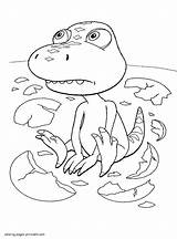 Coloring Pages Buddy Printable Birth Dinosaur Train Animated Series sketch template
