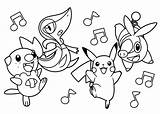 Emolga Coloring Pokemon Pages Getcolorings Colouring sketch template