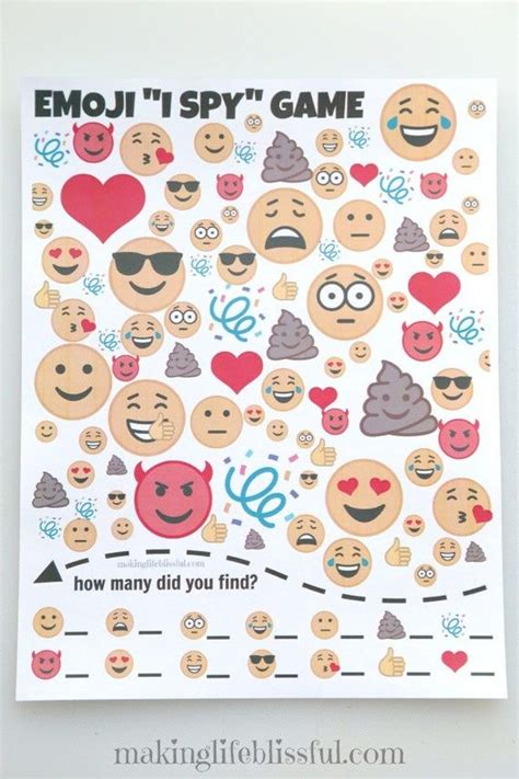emoji printable activity party pack image  emoji party birthday