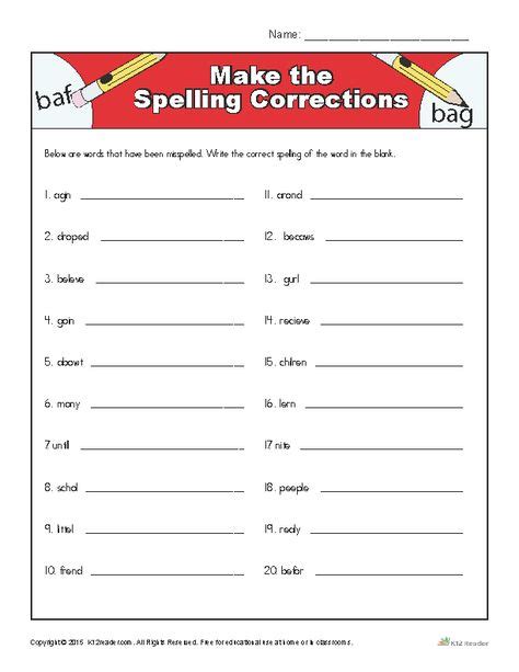spelling corrections spelling correction spelling