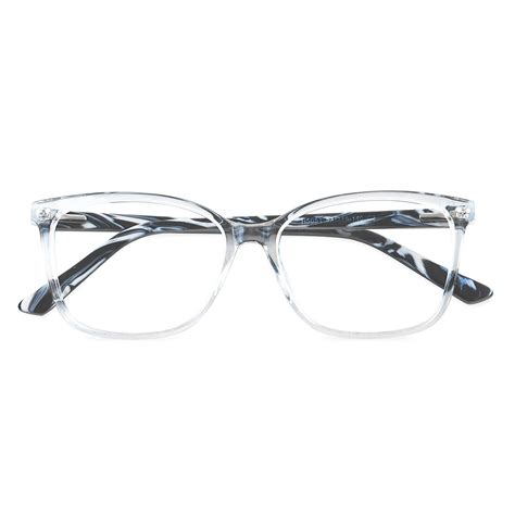 h5051 rectangle clear eyeglasses frames leoptique