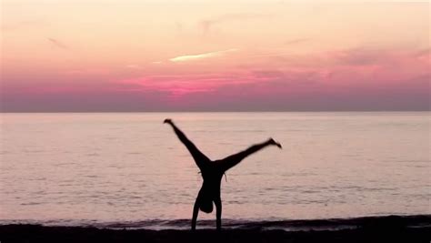 gymnastics girl stock footage video shutterstock