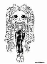 Lol Omg Coloring Pages High Doll Dolls Ausmalbilder Surprise Kostenlos Puppen Drawing sketch template