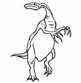 Coloring Therizinosaurus Pages Dinosaur Print sketch template