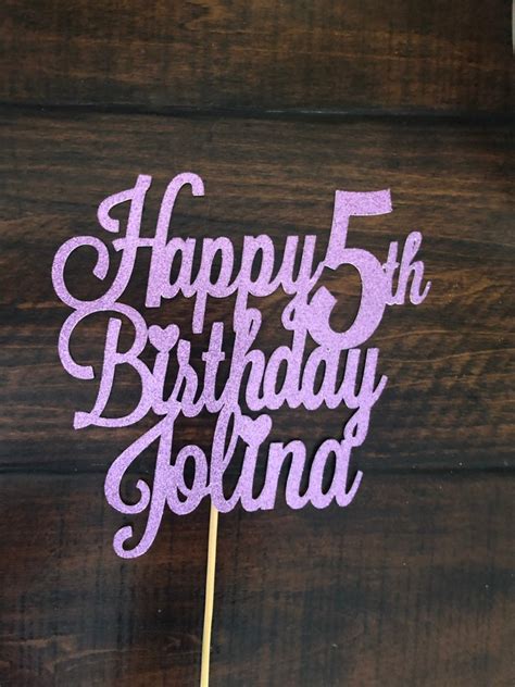 birthday cake topper  birthday cake topper happy birthday etsy