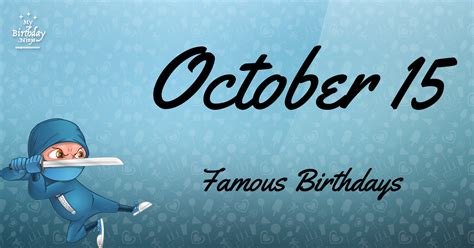 october  famous birthdays