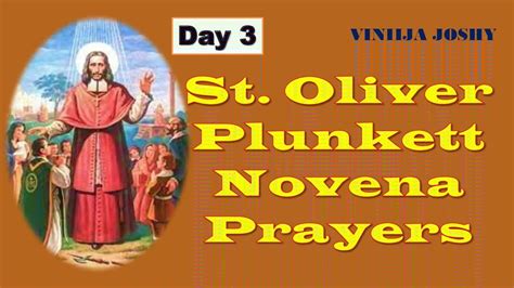 novena  st oliver plunkett day  patron saint  peace