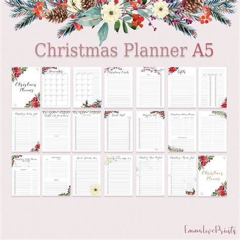 printable christmas organizer