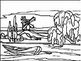 Coloring Pages Landscapes Landscape Animated Do sketch template