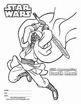 Savage Opress Pages Coloring Wars Star Getcolorings Lineart Getdrawings sketch template