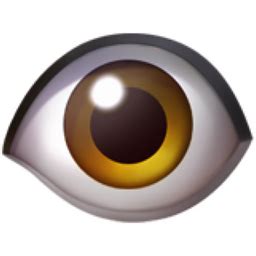 eye emoji uf