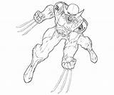 Wolverine Coloring Superheroes Pages Color Drawing Printable Spiderman Kb Getdrawings Simple sketch template