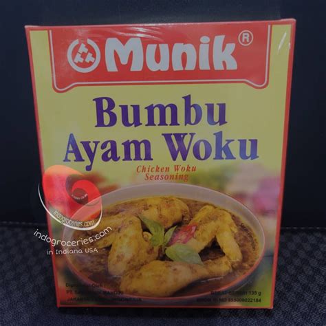 munik bumbu ayam woku chicken woku seasoning    oz indo