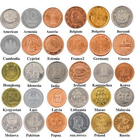 munten collection set uit  landen fijne munten en  originele echt munten originele set