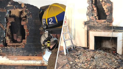 maryland firefighters rescue man stuck  chimney nbc washington