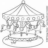 Coloring Merry Round Go Pages Getcolorings sketch template