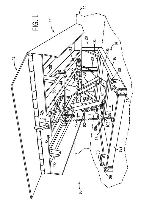 patent  dock leveler assembly  adjustable automatic release google patents