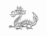 Dragon Coloring Chinese Pages Water Sheet Printable Cartoon Dragons Popular Coloringhome Color Getdrawings Getcolorings sketch template