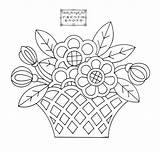 Basket Embroidery Flower Flickr Pattern Parchment Patterns Flowers Colouring Designs Crochet Broderie Baskets Vintage English Explore Choose Board Knots French sketch template
