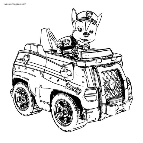 girl paw patrol perfect good amazing pup dog coloring page