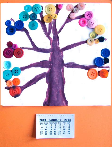 calendar kids craft activity