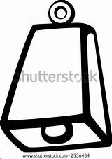 Cow Bell Cowbell Vector Stock Shutterstock Color Cowbells Bells Lightbox Save Vectors Royalty Pic sketch template