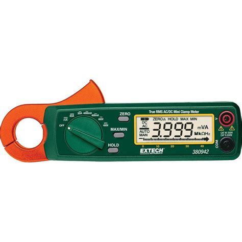 extech instruments  amp true rms acdc mini clamp meter   home depot