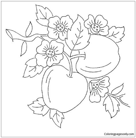 shopkins apple blossom coloring page  printable coloring pages