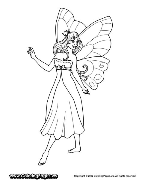anime fairy princess coloring page doloring pages   ages