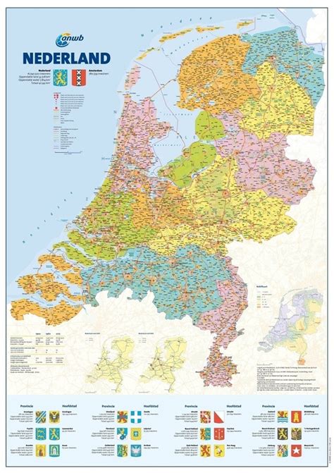 landkaart nederland kopen vogels