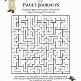 Journeys Mazes Missionary Apostle Silas Puzzle Crossword Puzzles sketch template