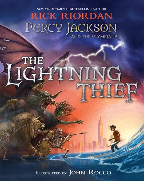 lightning thief illustrated edition  rick riordan john rocco
