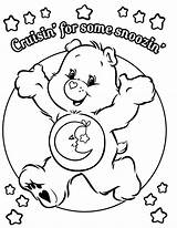 Coloring Care Bear Bears Pages Colouring Kids Adult Adults Printable Bedtime Color Sheets 2000 Print Cheer Cute Book Girls Disney sketch template