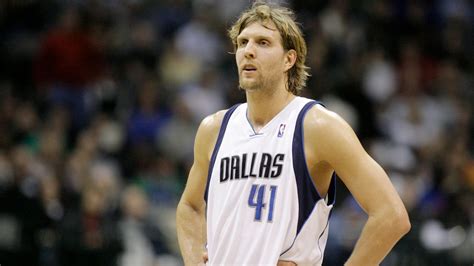 dirk nowitzkis number  jersey   retired  dallas mavericks nba news sky sports