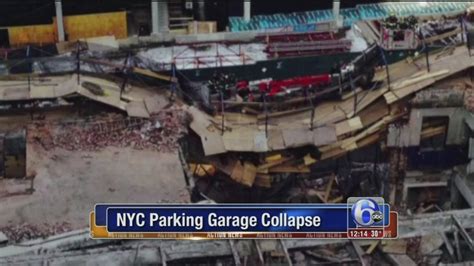 parking garage  demolition collapses   york city abc philadelphia