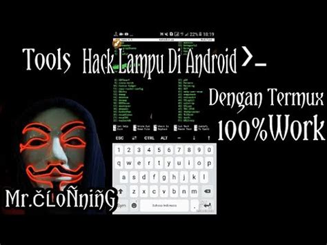 tutorial  hack lampu  android  work youtube