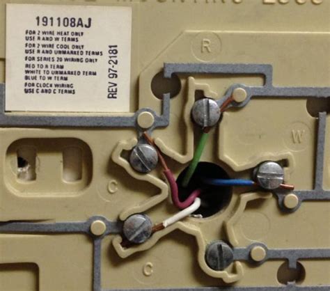 honeywell thermostat wiring
