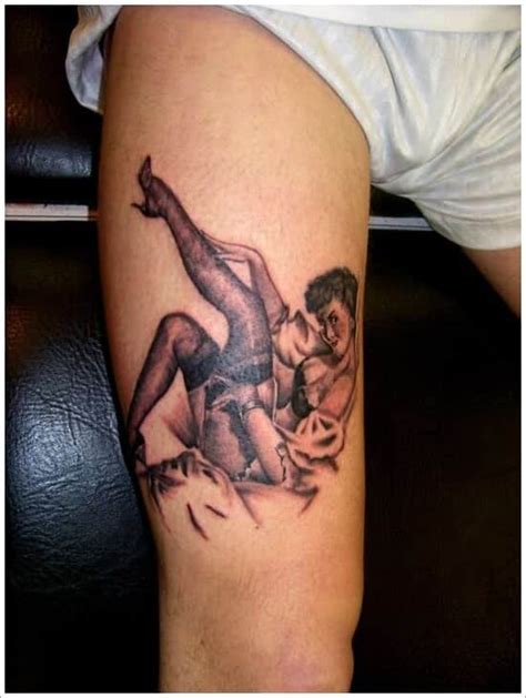 pin up girl tattoos for men ideas and inspiration for guys
