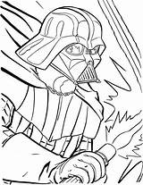 Kolorowanki Kolorowanka Vader Darth Druku sketch template