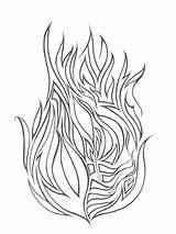 Drawing Flame Flames Outline Drawings Getdrawings Dress Paintingvalley sketch template