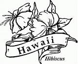Coloring Hawaii Pages Hawaiian Hibiscus Flower Flowers Luau Printable Islands Aloha Kids Tropical Printables Island Sheets Drawing Adults Theme Themed sketch template