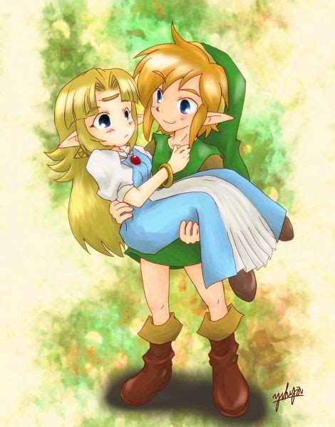 Aww Chibi Link And Zelda From A Link To The Past Very