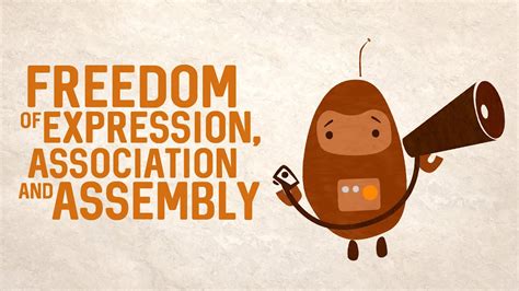 freedom of expression association and assembly youtube