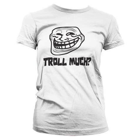 trollface troll much girly t shirt shirtstore