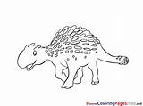 Ankylosaurus Ausmalbilder Dino Malvorlage sketch template