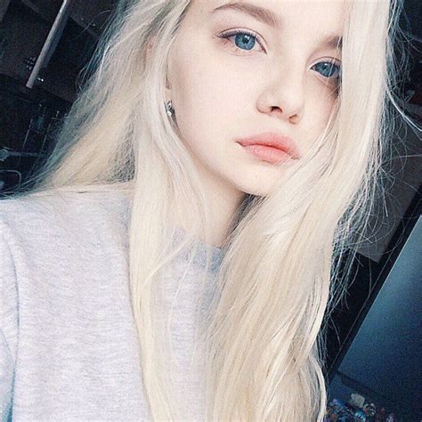 white hair lovely nice blue eyes beuty style tumblr💟 Бледные