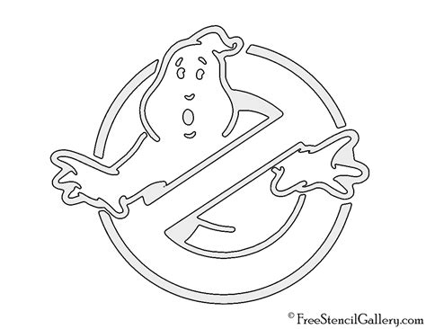 ghostbusters logo stencil  stencil gallery